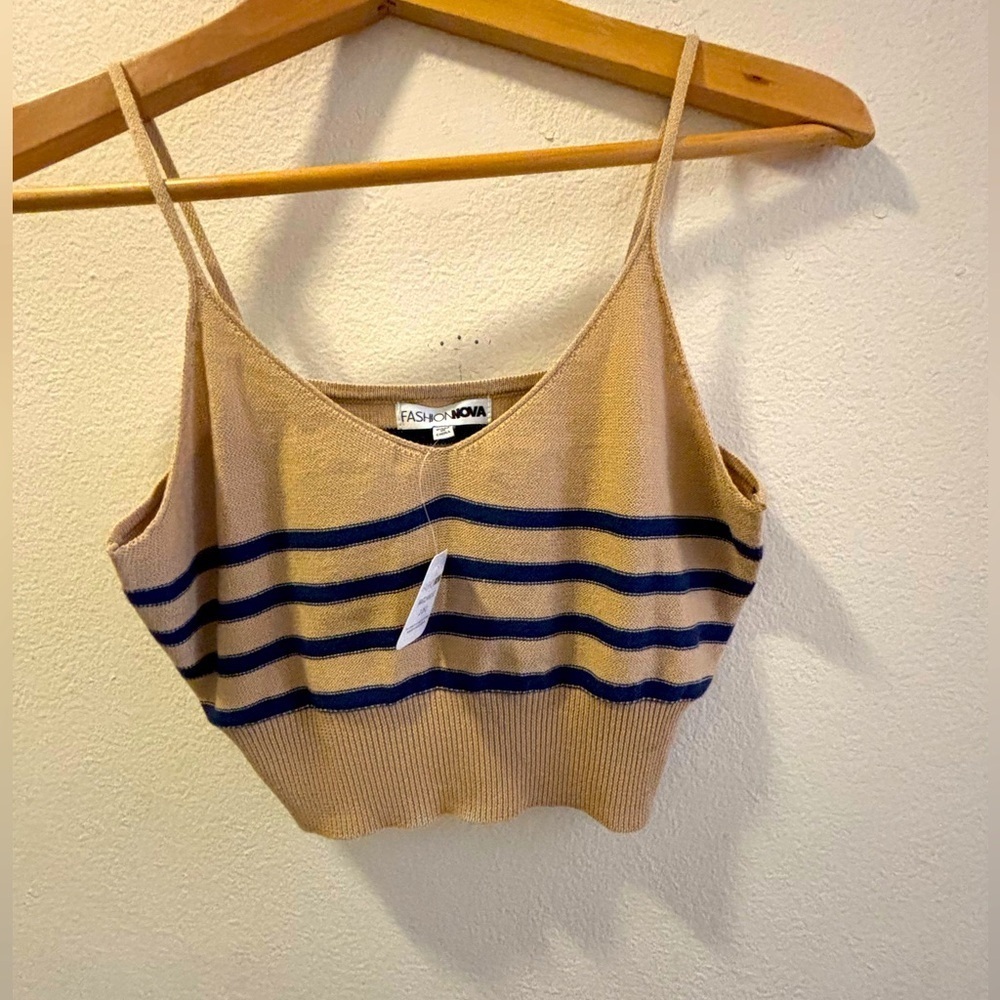 NWT Fashion Nova cropped Tank